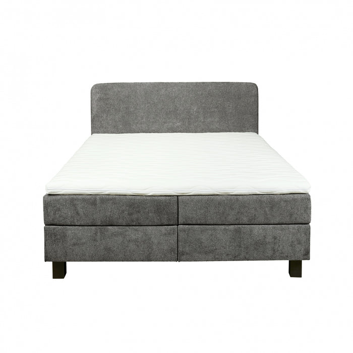 Boxspring Bilbao - Antraciet - Textiel