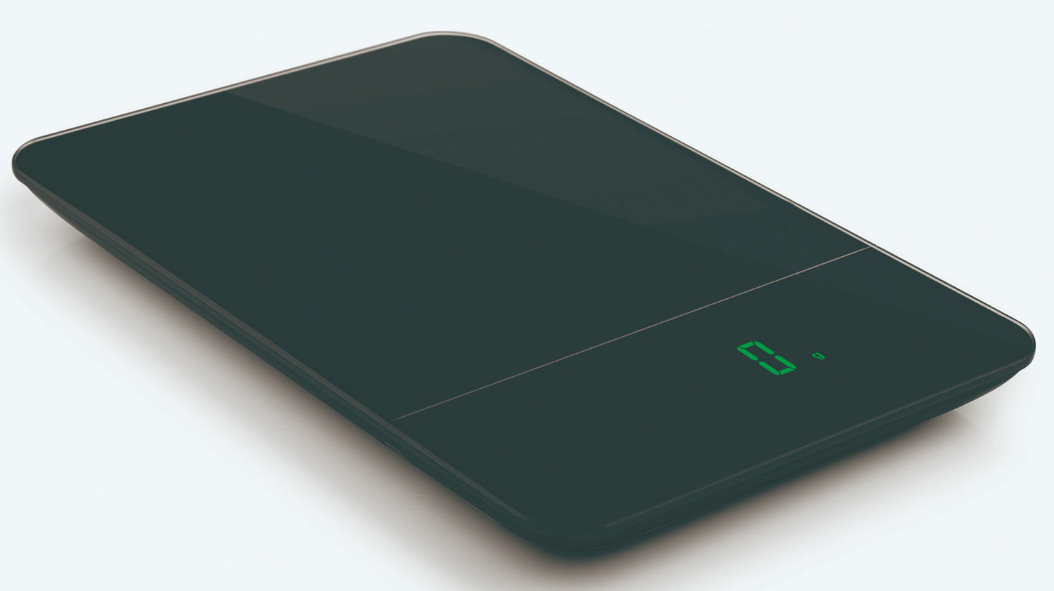 Keukenweegschaal, Rechthoekig, 27 cm, Zwart - Pebbly