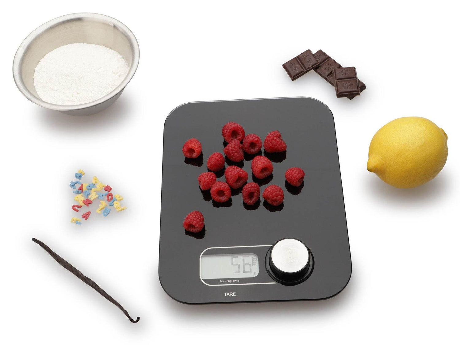 Keukenweegschaal, Zwart – Weis | Eco Pro