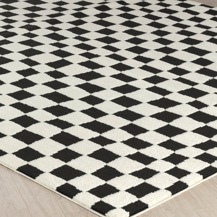 by fonQ Daze Vloerkleed 200 x 275 cm - Zwart