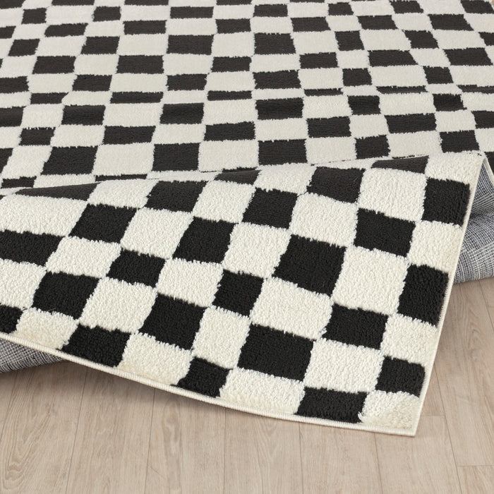 by fonQ Daze Vloerkleed 200 x 275 cm - Zwart