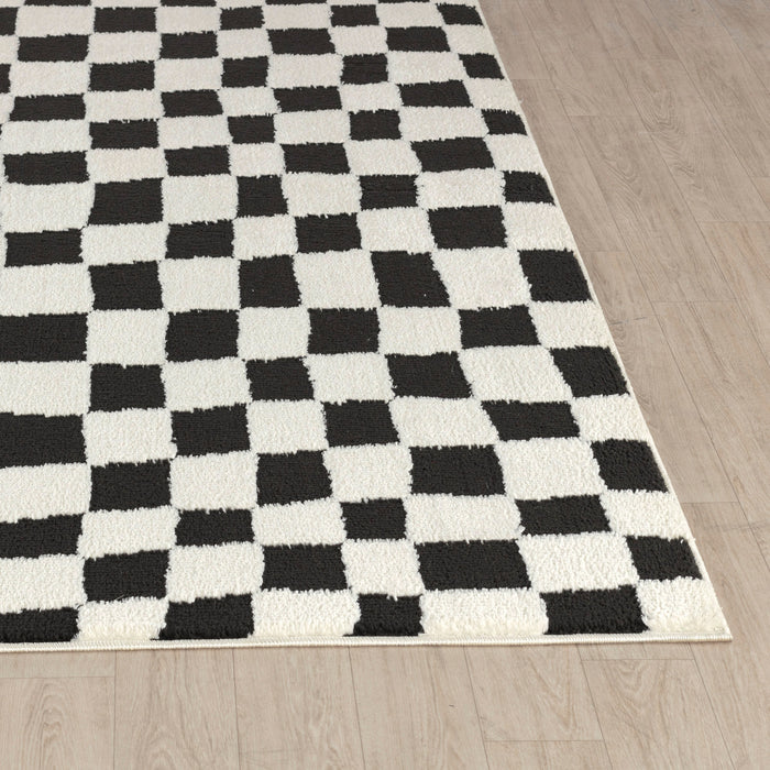 by fonQ Daze Vloerkleed 200 x 275 cm - Zwart