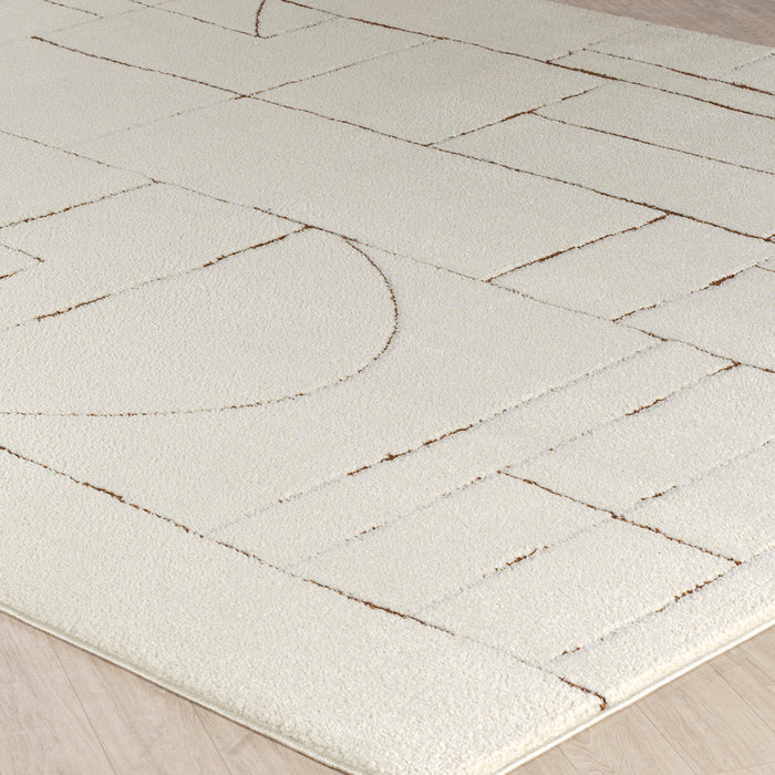 by fonQ Ribble Vloerkleed 200 x 275 cm - Latte