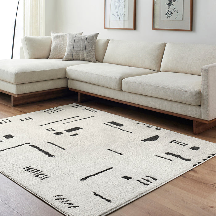 by fonQ Wibb Vloerkleed 200 x 275 cm - Zwart