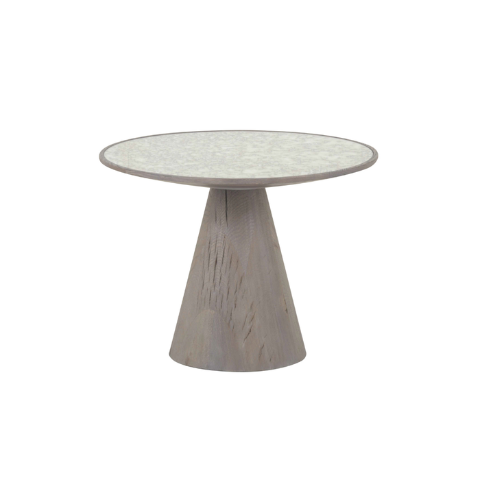 Signature - Bijzettafel MAFRA - L60 cm - Eiken en glas