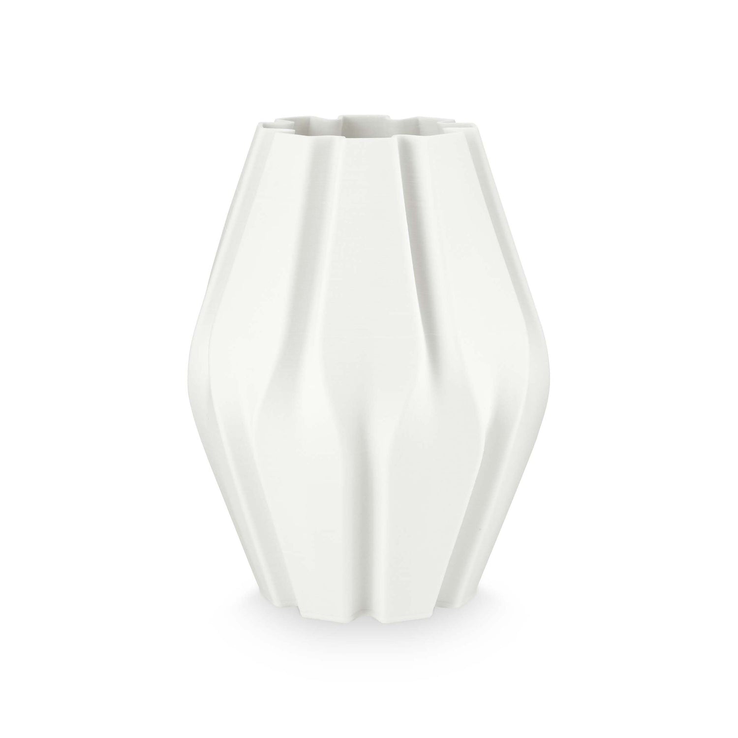 vtwonen Vaas Stripes - Bloemenvaas van Porcelein - 15x29.5cm