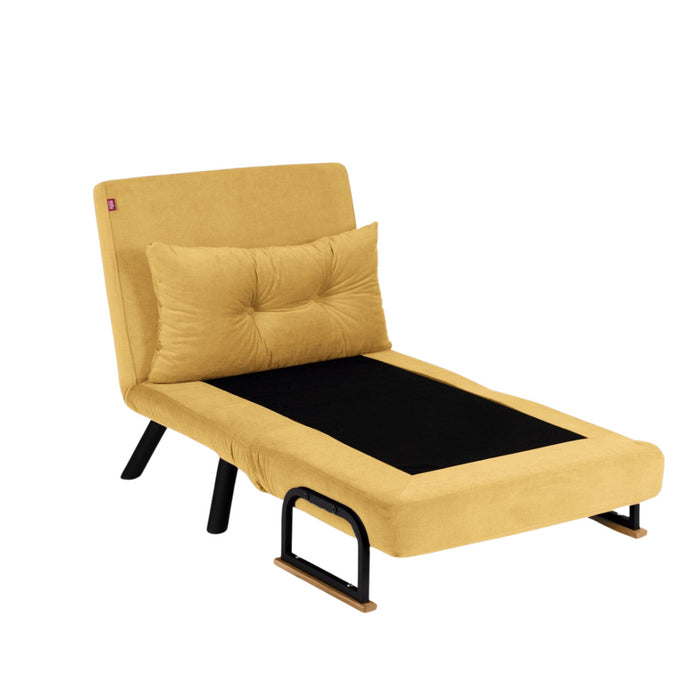 Calicosy - Slaapfauteuil SANDO - B67 cm - Geel