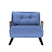 Calicosy - Slaapfauteuil SANDO - B67 cm - Blauw