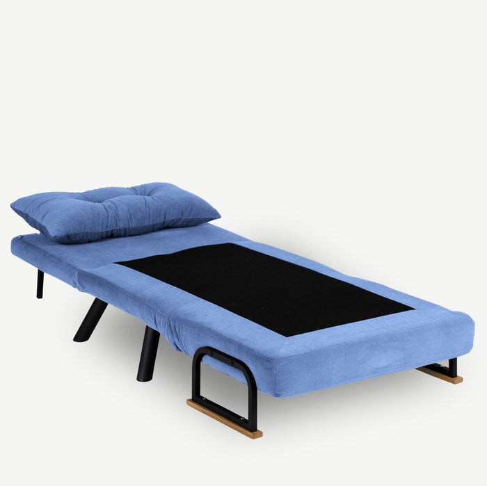 Calicosy - Slaapfauteuil SANDO - B67 cm - Blauw