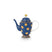 Pip Studio Theepot Dot Delight - Theekan - Navy| Goud - 1,25l