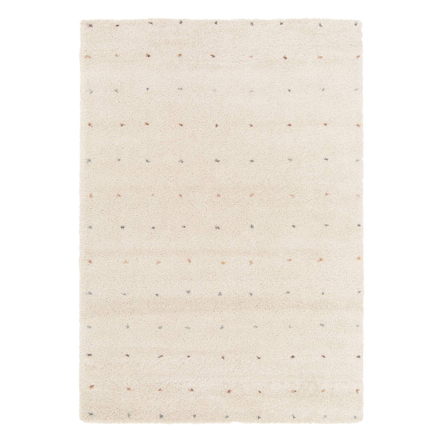 sweeek - Kindertapijt met stippen, crèmekleurig en veelkleurig