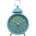 NeXtime - NeXtime - Wekker -  16 cm - Metaal - Turquoise - 'Single