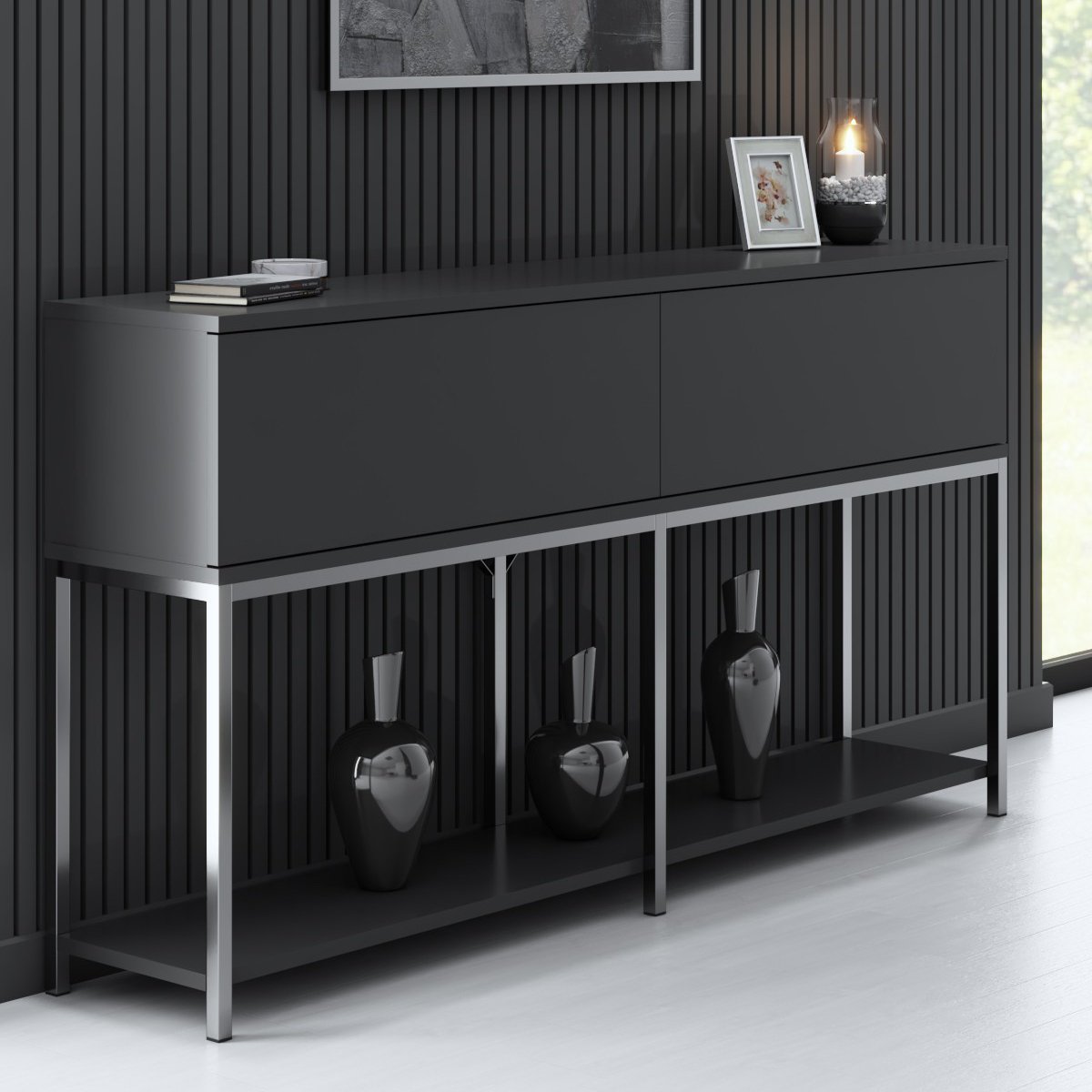 Calicosy - Consoletafel LORD - B150 cm - Antraciet