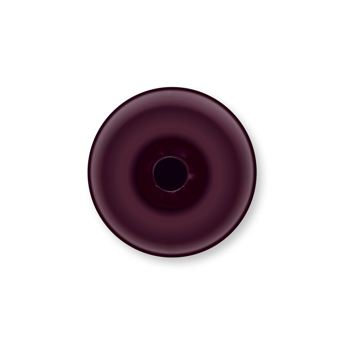 vtwonen Vaas - Bloemenvaas van Metaal - Burgundy - 27x35cm