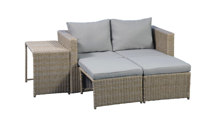 Giga Living - Loungeset Modular Bruin|Beige Set van 5