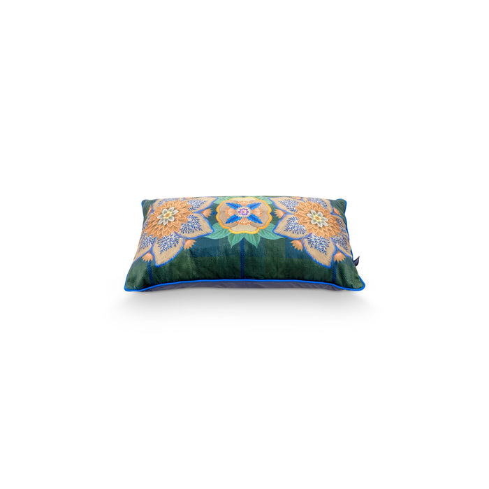 Pip Studio Sierkussen Flores Felices - Blauw - 30x50cm