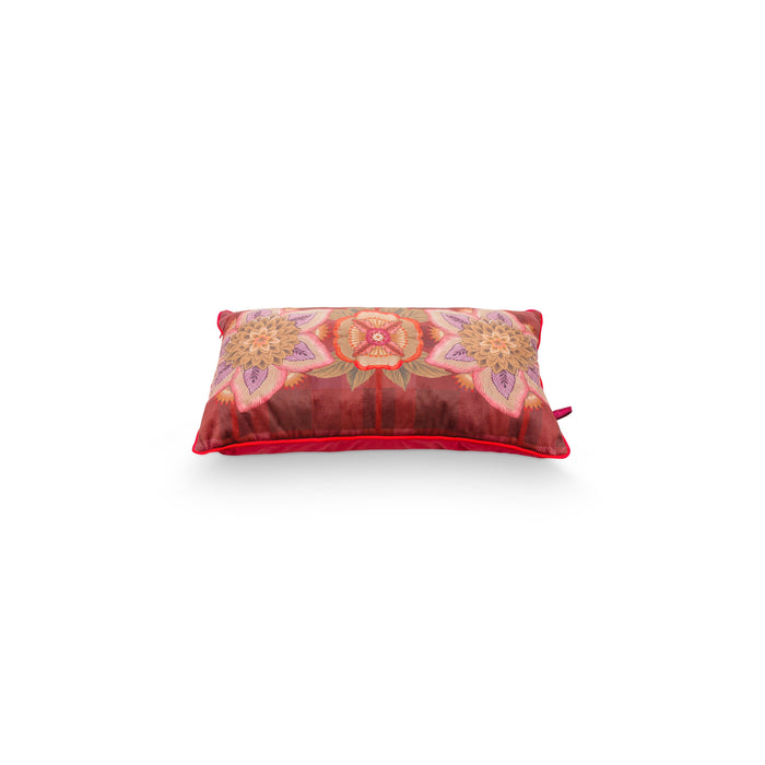 Pip Studio Sierkussen Flores Felices - Rood - 30x50cm