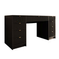 Meubella - Kaptafel Tavares 2 - Zwart - 154 cm