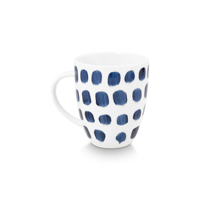 vtwonen Painted Mok met oor - Mokken - Serviesset van 4 - 250ml