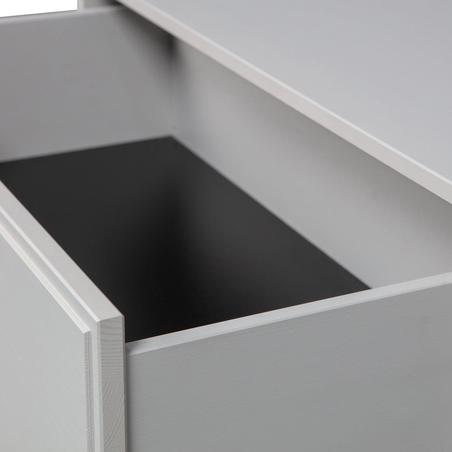 WOOOD Yissa Tv-Meubel Met Twee Lades - Grenen - Wolkengrijs