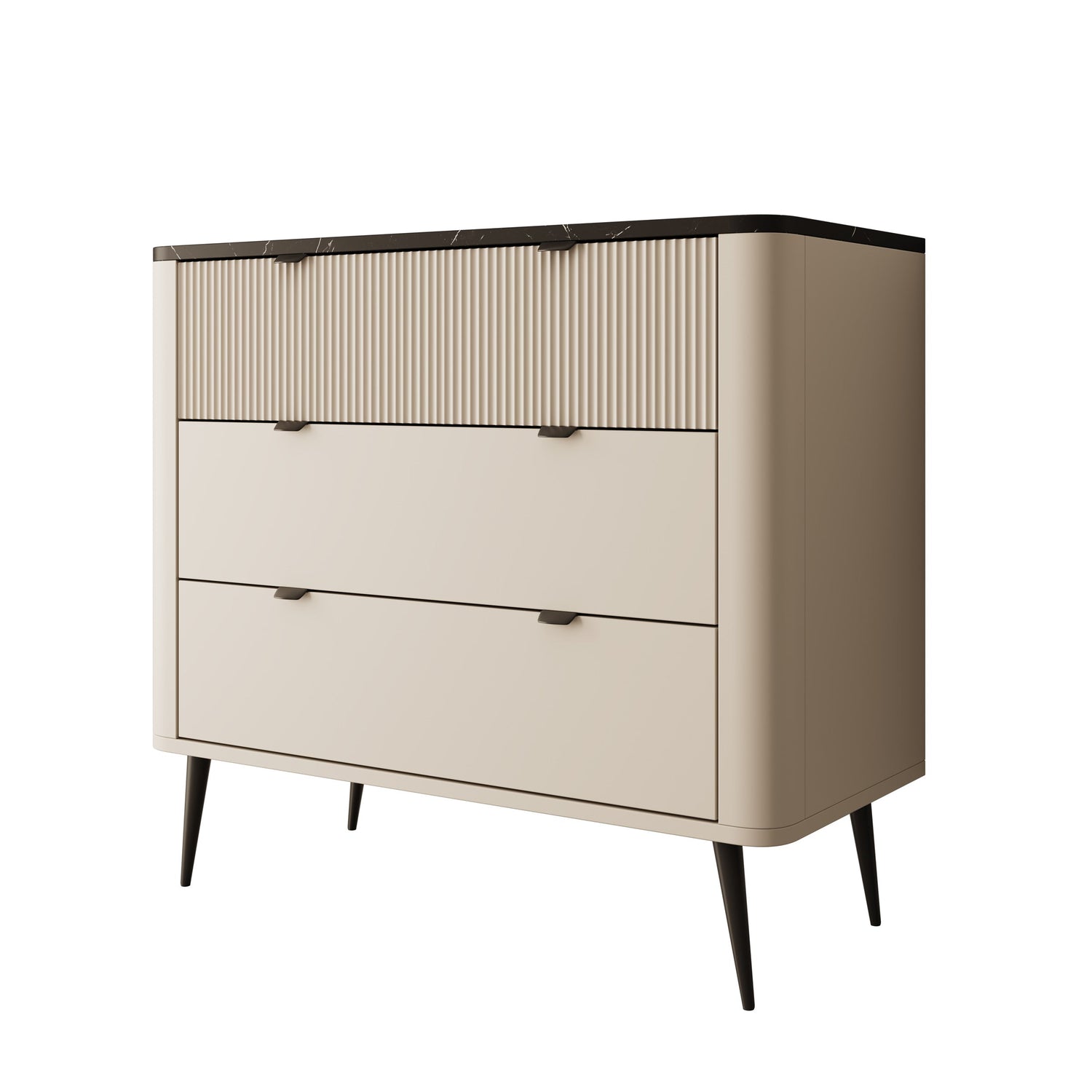 Meubella - Ladekast Mace - Beige - 90 cm