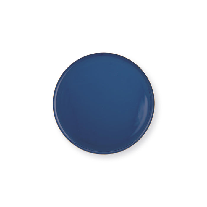 Pip Studio Serveerschaal Rond - Fruitschaal - Navy| Goud - 32x12.5cm