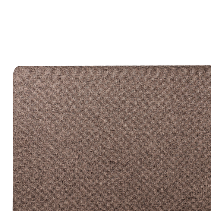 Beliani-CAMPAGNE-Bed met opbergruimte-Bruin-160 x 200 cm-Polyester
