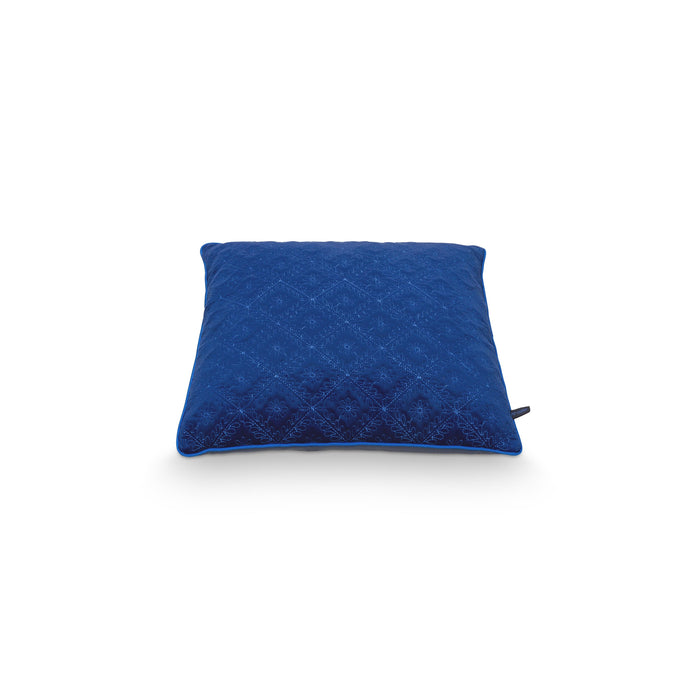 Pip Studio Sierkussen Quilted Daisy - Blauw - 50x50cm