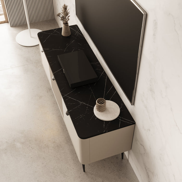 Meubella - TV-Meubel Mace - Beige - 130 cm