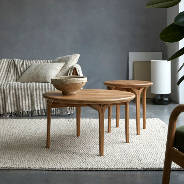 Tikamoon - Massief eiken salontafel 80x80 Clara