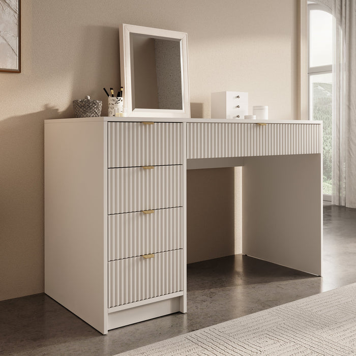Meubella - Kaptafel Tavares - Wit - 120 cm