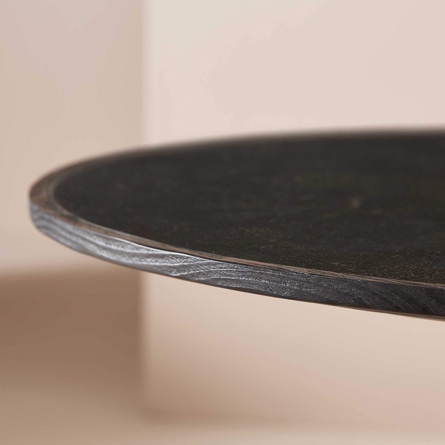 Signature - Salontafel MAFRA - L70 cm - Eiken en blauwe steen