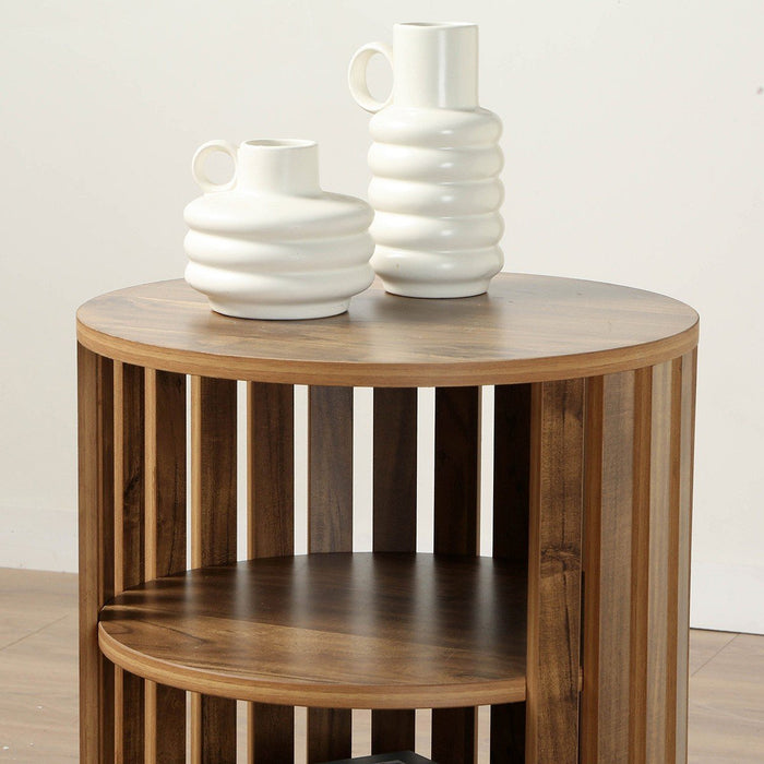 Calicosy - Lameller Nachtkastje - H50 cm - Houtenlook