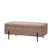 DÉJA Living - Opbergbank Taupe Stof - 110x45x42cm - Kinna