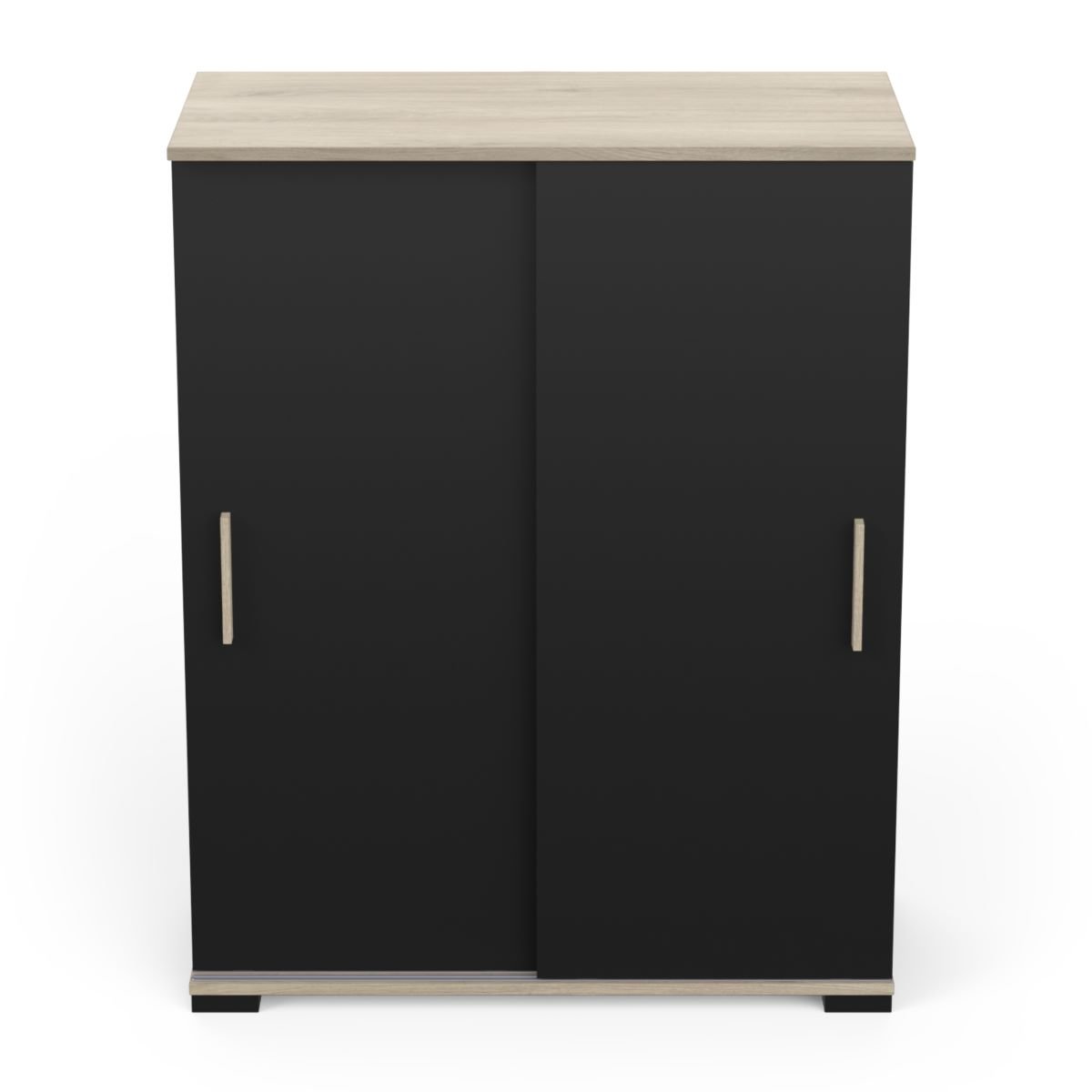 Calicosy - Opbergkast IZZY - B79,9 cm - Zwart | Houtlook