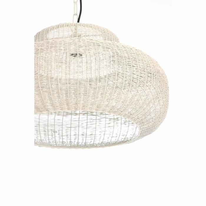 Light & Living Hanglamp Piedra - Wit - Ø35cm