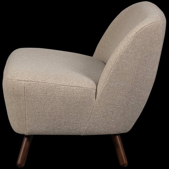 WOOOD Roan 1,5-Zits Bankje - Polyester - Zand - 72x134x79