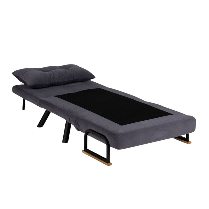 Calicosy - Slaapfauteuil SANDO - B67 cm - Grijs