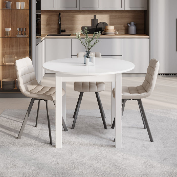 Meubella - South - Eetkamertafel - Wit