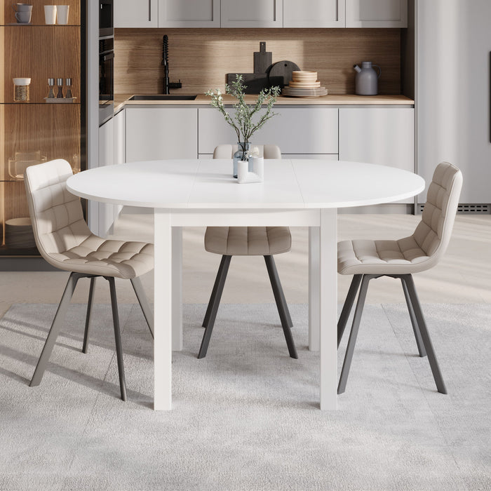 Meubella - South - Eetkamertafel - Wit