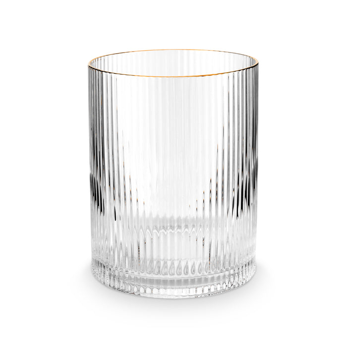 vtwonen Waterglazen set van 4 - 340ml - Gouden Rand