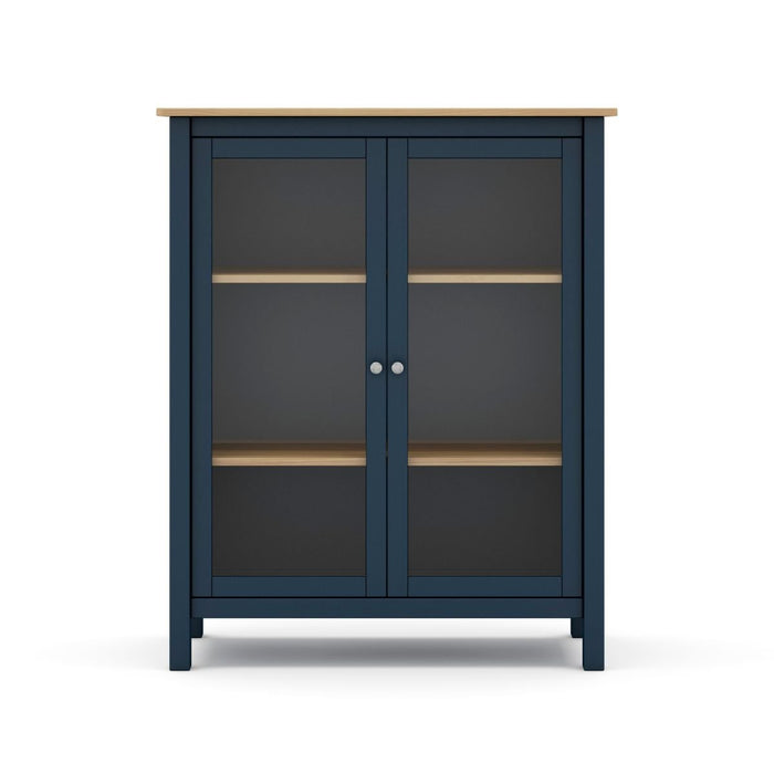 Calicosy - Vitrinekast met 2 Deuren MISTI - H110 cm - Blauw