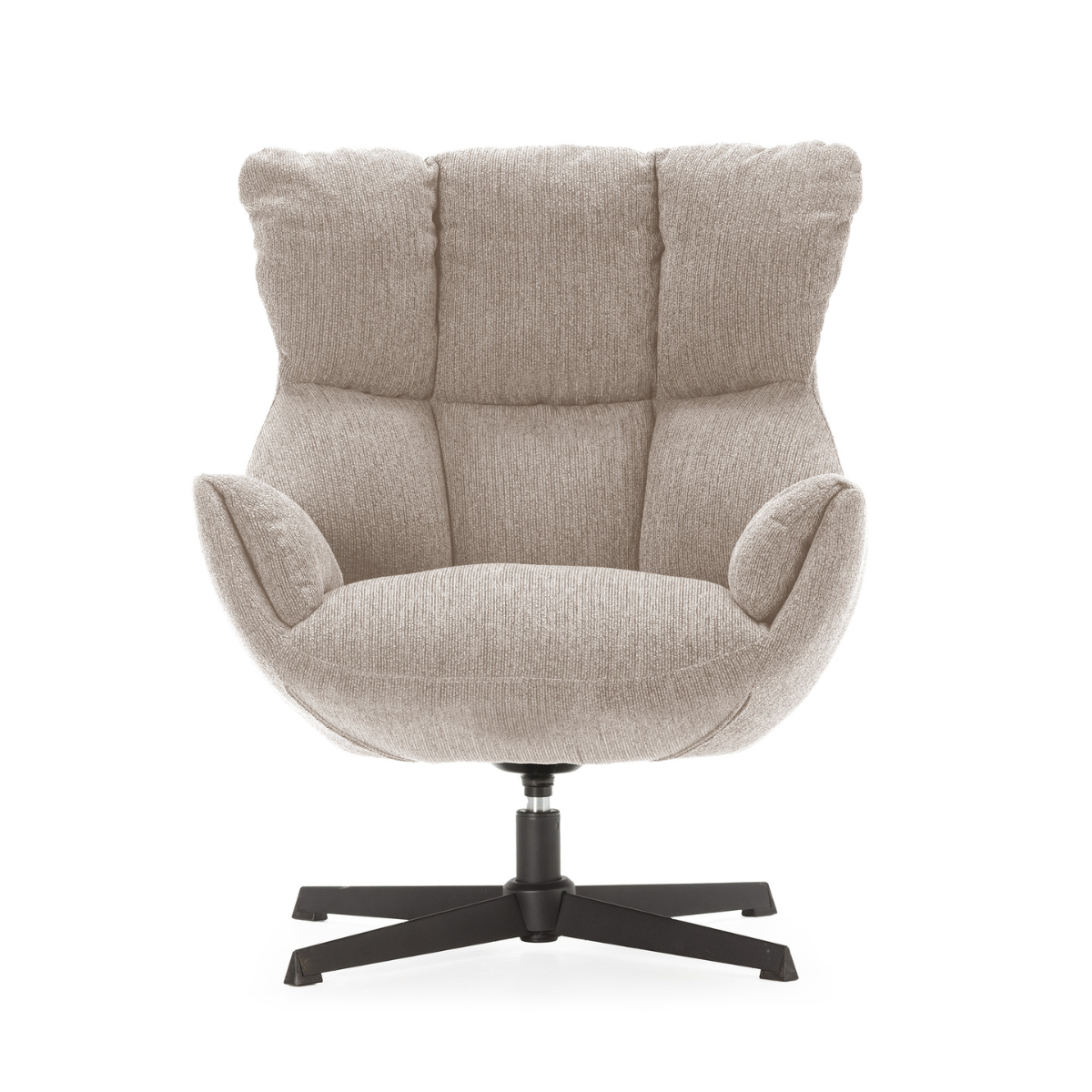 Calicosy - Fauteuil ODETTE - H89 cm - Gewatteerde stof