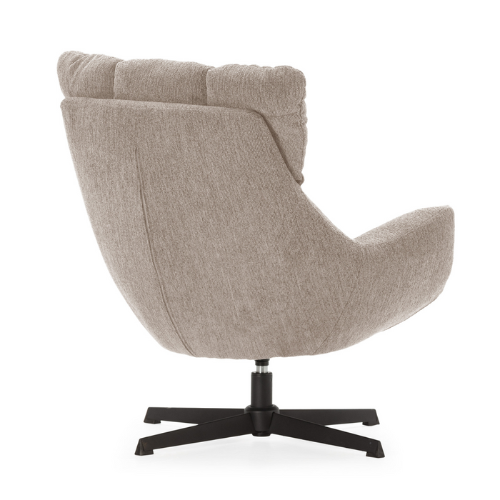 Calicosy - Fauteuil ODETTE - H89 cm - Gewatteerde stof