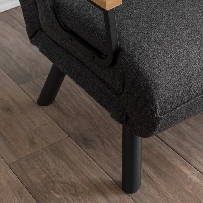 Calicosy - Slaapfauteuil SANDO - B67 cm - Donkergrijs