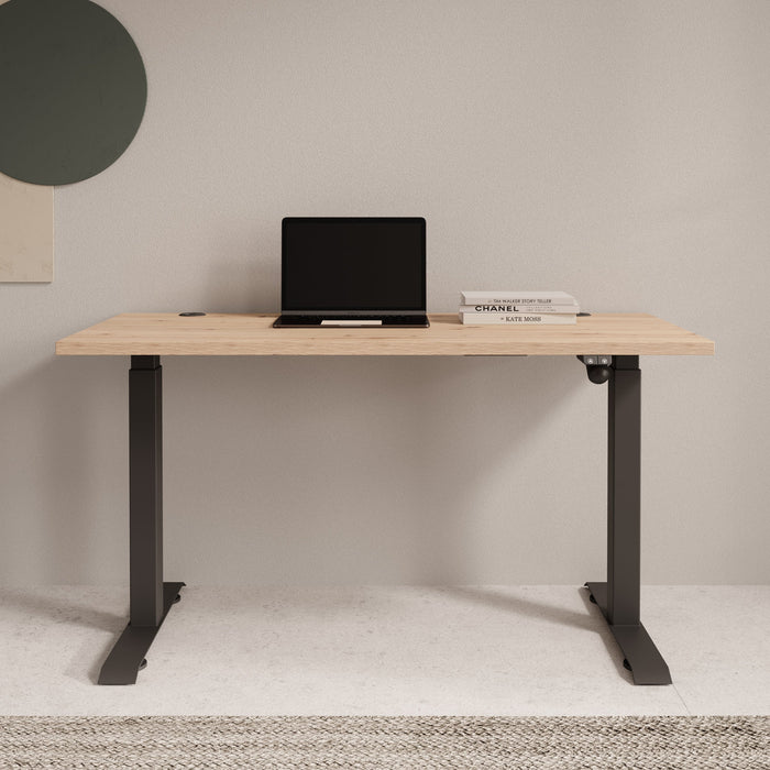 Meubella - Monroe - Bureau - Eiken - 138x67 cm