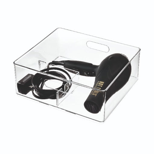 Haardroger Opbergbox, 31.1 x 25.9 x 10.2 cm, Stapelbaar, Kunststof - i