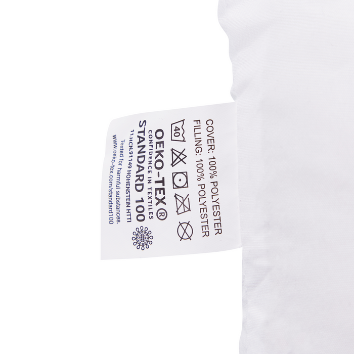 Beliani - ERRIGAL - Kussen hoog - Wit - 50 x 60 cm - Microvezels