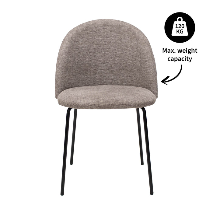 Kick eetkamerstoel Noa - Taupe