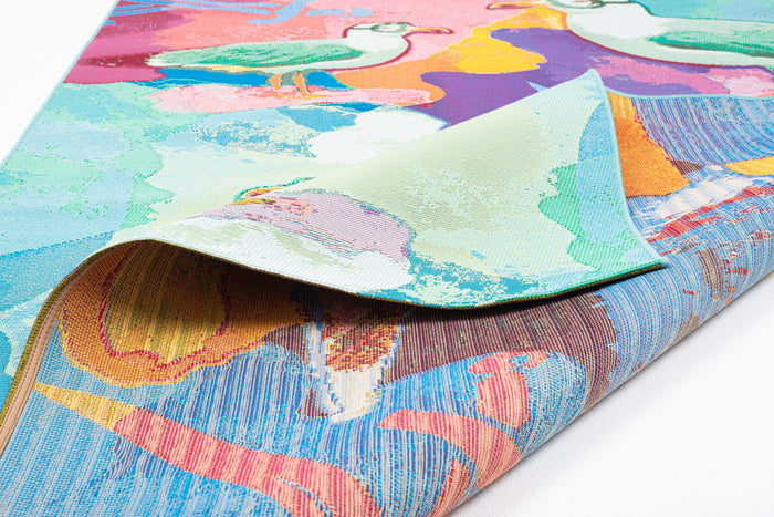 Sansibar SYLT Rantum Beach Vloerkleed 100 x 200 cm - Multicolor